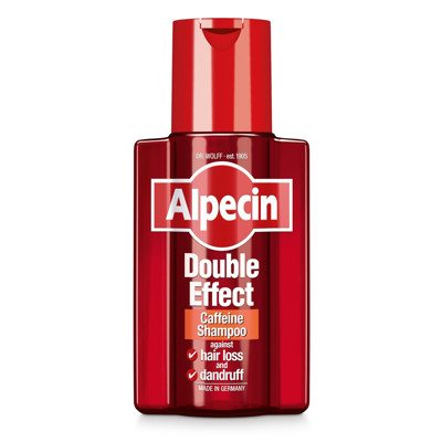 ALPECIN, dvejopo poveikio šampūnas su kofeinu nuo pleiskanų ir plaukų slinkimo, 200 ml