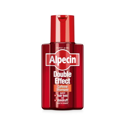 ALPECIN dvejopo poveikio šampūnas su kofeinu nuo pleiskanų ir plaukų slinkimo ALPECIN DOUBLE, 200 ml