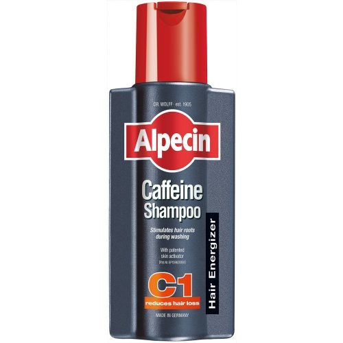 ALPECIN šampūnas su kofeinu nuo plaukų slinkimo C1, 250 ml