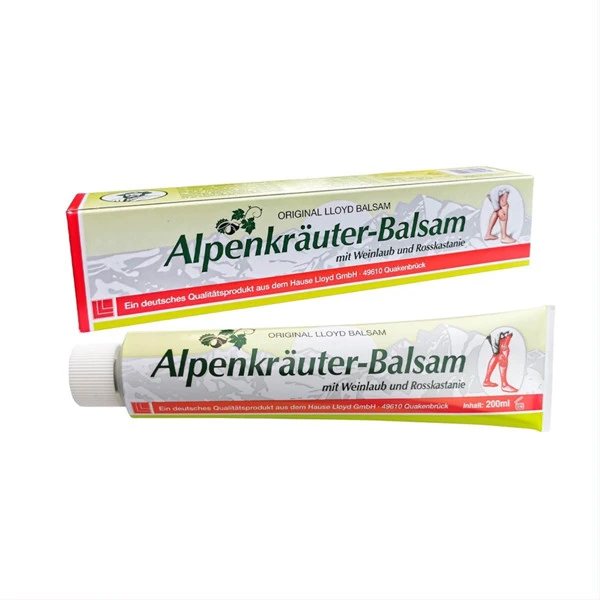 ALPENKRAUTER Balzamas su su Sibirinės eglės aliejumi, vynuogių ir kaštonų ekstraktais, Vnt, 200 ml