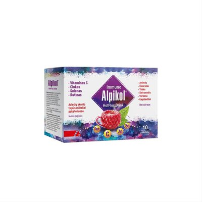 ALPIKOL HOTFLUX DRINK, paketėliai, N10