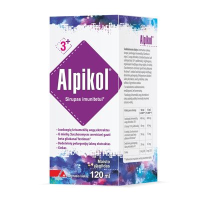 ALPIKOL sirupas imunitetui, 120 ml