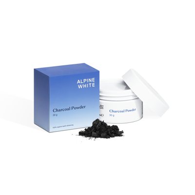 ALPINE WHITE Aktyvintos anglies milteliai dantims, 30 g