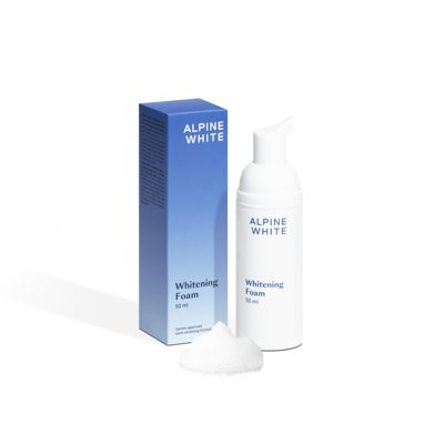 ALPINE WHITE Balinančios dantų putos, 50 ml
