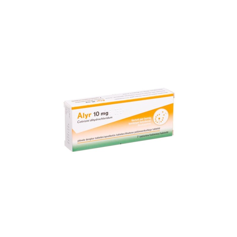 ALYR 10mg plėv.dengt. tab. N7