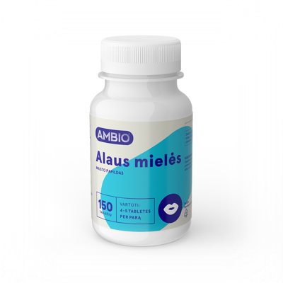 AMBIO ALAUS MIELĖS, 500 mg, 150 tablečių