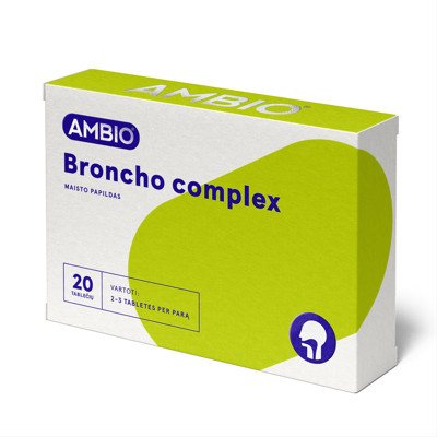 AMBIO BRONCHO COMPLEX, 20 tablečių