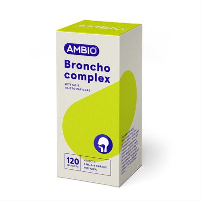 AMBIO BRONCHO COMPLEX, skystasis maisto papildas, 120 ml