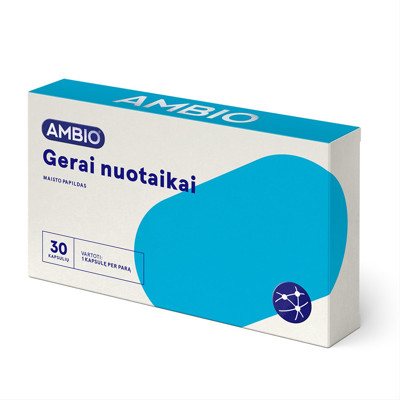 AMBIO GERAI NUOTAIKAI, 30 kapsulių