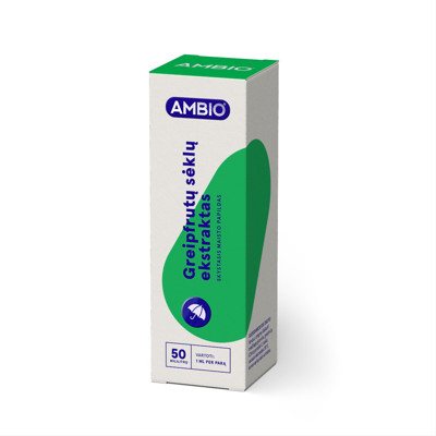 AMBIO GREIPFRUTŲ SĖKLŲ EKSTRAKTAS, 50 ml