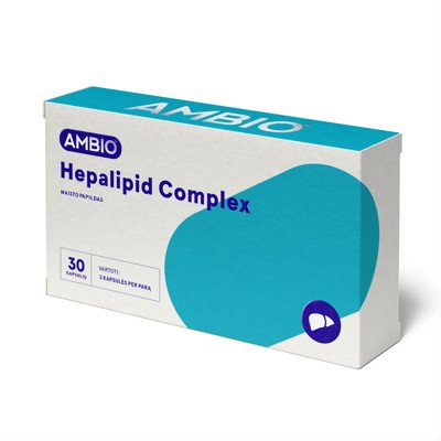 AMBIO HEPALIPID COMPLEX, 30 kapsulių