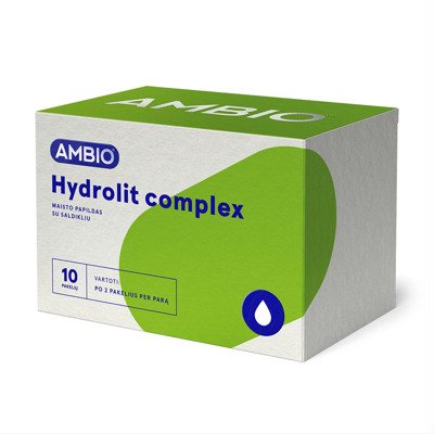 AMBIO HYDROLIT COMPLEX, 10 PAKELIŲ