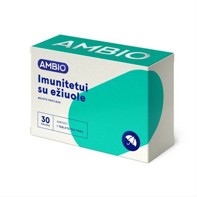 AMBIO IMUNITETUI SU EŽIUOLE, 30 tablečių