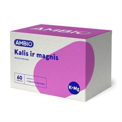 AMBIO KALIS IR MAGNIS, 60 tablečių