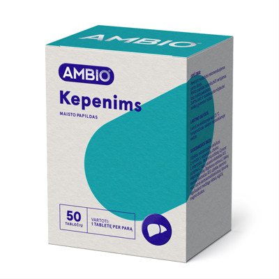 AMBIO KEPENIMS, 50 tablečių