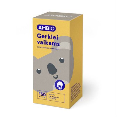 AMBIO KIDS GERKLEI VAIKAMS, sirupas, 150 ml