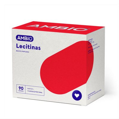 AMBIO LECITINAS, 90 kapsulių
