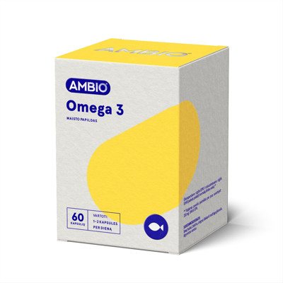 AMBIO OMEGA 3, 60 kapsulių