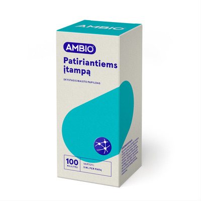 AMBIO PATIRIANTIEMS ĮTAMPĄ, Skystasis maisto papildas, 100 ml