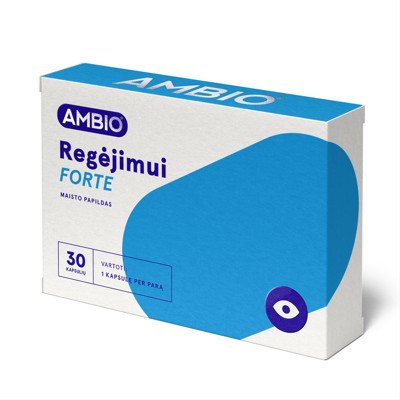 AMBIO REGĖJIMUI FORTE (35 mg liuteino), 30 kapsulių
