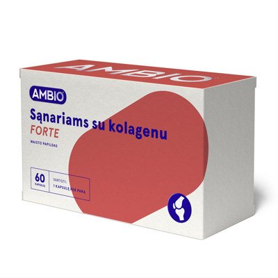 AMBIO SĄNARIAMS SU KOLAGENU FORTE, 60 kapsulių