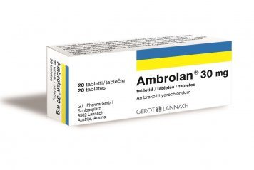 AMBROLAN 30 mg tabletės N20