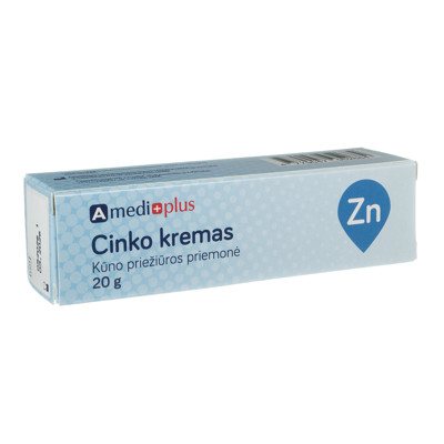 AMEDIPLUS, cinko kremas, 20 g
