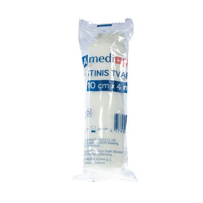 AMEDIPLUS, elastinis tvarstis, palaikomasis, 10cmx, 1 vnt, 4 m