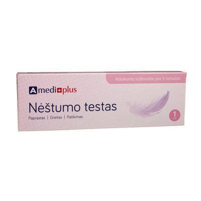 AMEDIPLUS, nėštumo testas, srovinis, N1