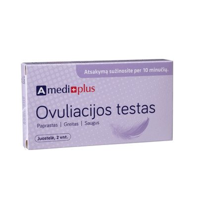 AMEDIPLUS, ovuliacijos testas, 2 vnt