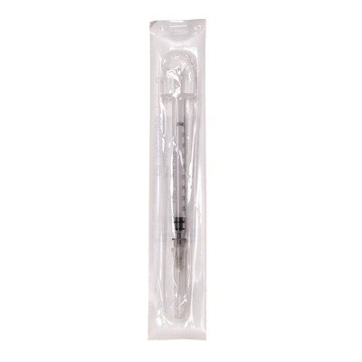 AMEDIPLUS, švirkštas /g.stūm/Luer slip 27G x 1/2" 0.40 x 13mm, 1 ml