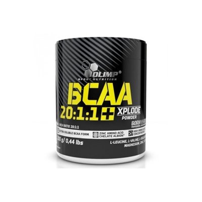 Amino rūgštys Olimp BCAA 20:1:1 Xplode powder Kolos skonio, 200 g