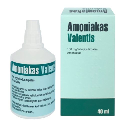 Amoniakas Valentis 100mg/ml tirp. N1, 40 ml