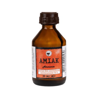 Amoniako 10 % tirpalas, 40 ml