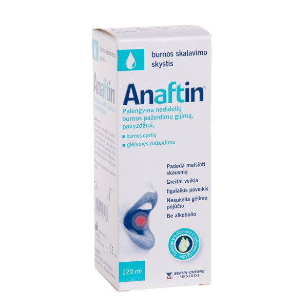 ANAFTIN BURNOS SKALAVIMO SKYSTIS, 120 ml