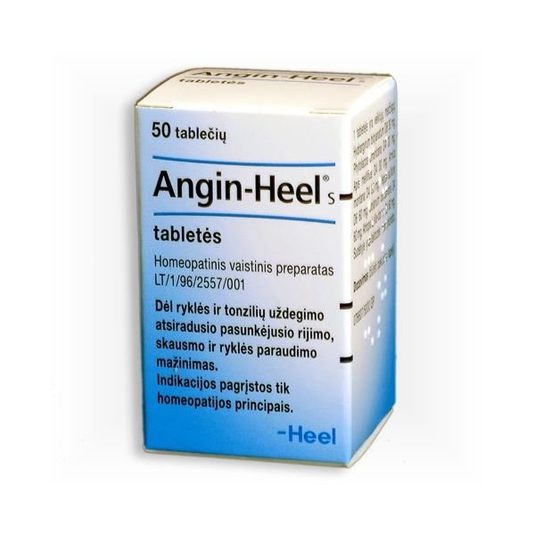 ANGIN-HEEL S tabletės N50