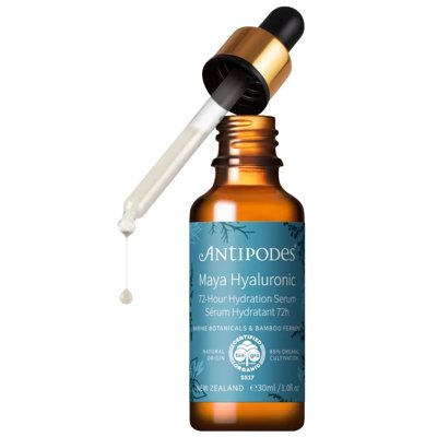 ANTIPODES, Intensyviai drėkinantis serumas MAYA HYALURONIC, ekologiškas, 30 ml