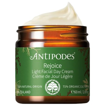 ANTIPODES, Lengvas dieninis veido kremas REJOICE, ekologiškas, 60 ml