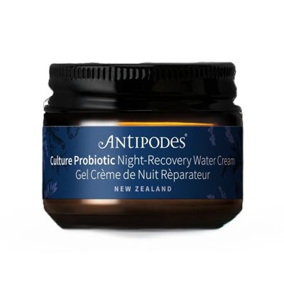 ANTIPODES, Naktinis atkuriamasis vandens kremas su probiotikais CULTURE, 15 ml