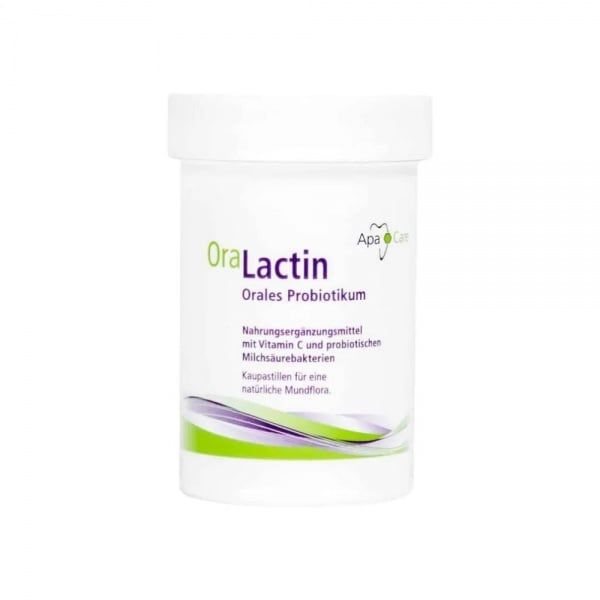 APACARE burnos probiotikai ORALACTIN, su vitaminu C, 30 vnt