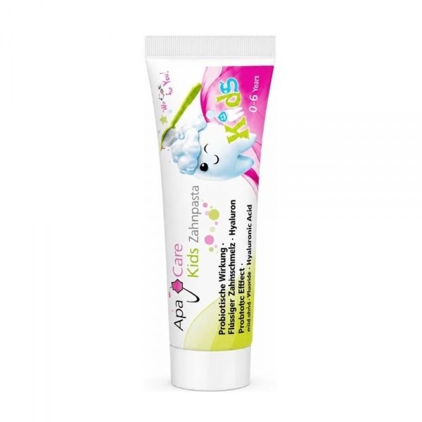 APACARE dantų pasta vaikams KIDS, 0-., 50 ml, 6 m