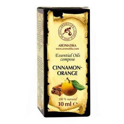 Apelsinas- cinamonas“ eterinių aliejų mišinys ., 10 ml