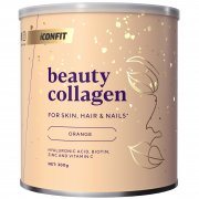 Apelsinų skonio kolagenas grožiui ICONFIT BEAUTY COLLAGEN, 300 g