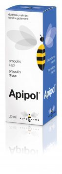 APIPOL propolio lašai, skystis, 20 ml