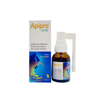 APIPRO ORAL gerklės purškalas, 20 ml