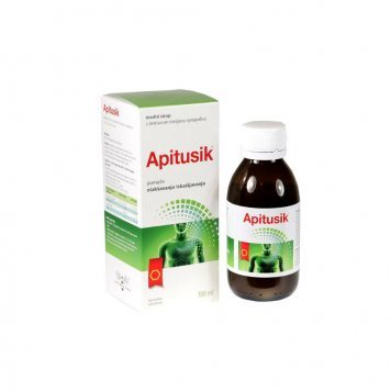 APITUSIK su medumi,čiobreliais ir propoliu sirupas, 100 ml