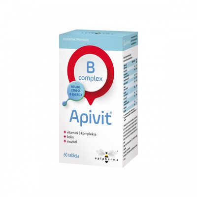 APIVIT® B kompleksas, tabletės N60