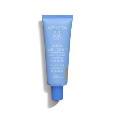 APIVITA, AQUA BEELICIOUS lengvas kremas SPF30, su atspalviu, 40 ml