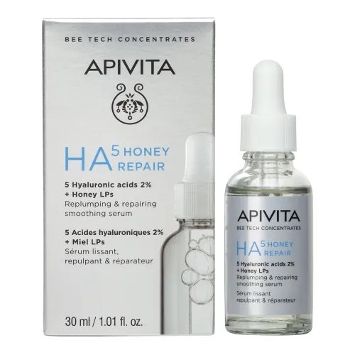 APIVITA HA5 HONEY REPAIR veido serumas, 30 ml