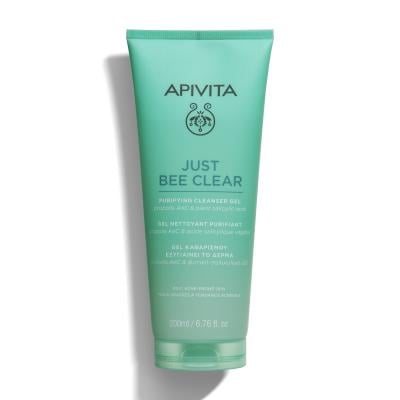 APIVITA, JUST BEE CLEAR prausiamasis gelis, 200 ml